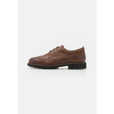 Bild av Clarks Batcombe FAR Eleganta snörskor, Storlek: 42.5, Dark tan lea Skinn
