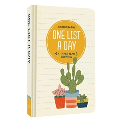 Bild av Listography: One List A Day: Three Year Journal (List Journal, Book of Lists, Guided Journal)