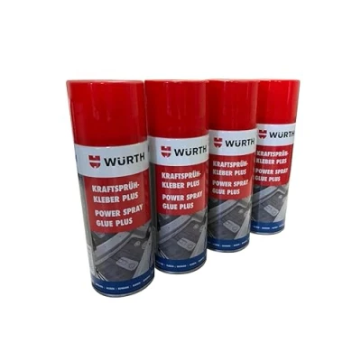 Bild av Würth kraftsprühkleber Plus självhäftande spraylim extra starkt 4 x 400 ml