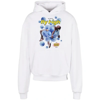 Bild av Upscale by Mister Tee Bubblles Heavy Oversize Luvtröja, Storlek: Large, White