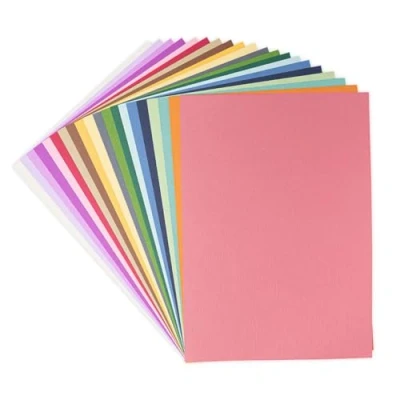 Bild av Sizzix Surfacez Cardstock 8 1/4&quot; x 11 3/4&quot; 20 dämpade färger 80Sh 665695 Kapitel 2 2022