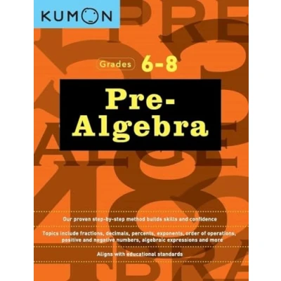 Bild av Pre Algebra (Kumon Math Workbooks): Workbook 1 and 2