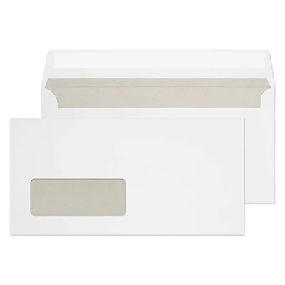 Bild av Blake Purely Everyday 12774/100 PR kuvert, självhäftande, din lång, 80 g/kvm, 110 x 220 mm, 100 per paket, vit