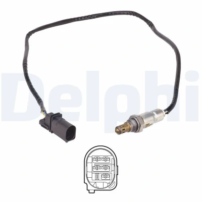 Bild av DELPHI ES21182 12B1 Sonde lambda à large bande, chauffé AUDI: A6 C7 Avant, Berline, A4 B9 Berline