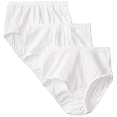 Bild av Fruit of the Loom Dam 6 pack komforttäckt Bomull trosor vit, vit (3 pack), L