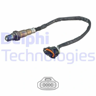 Bild av DELPHI ES20636 12B1 Sonde lambda planaire, chauffé OPEL: Corsa C 3/5 portes