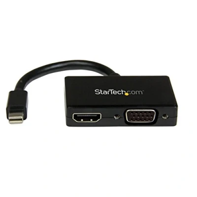 Bild av StarTech.com Travel A/V adapter: 2 in 1 Mini DisplayPort to HDMI or VGA converter video transformer