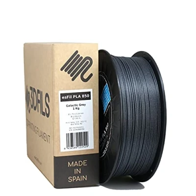 Bild av 3DFILS Glitterfilament för 3D utskrift ärFil PLA MAX: 1,75 mm, 1 kg,Galactic Grå
