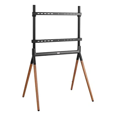 Bild av Maclean MC 926 Universal TV Stand 49 70&quot; Upp Till 40kg Max. VESA 600x400 Kompatibel Med LCD LED OLED QLED Plasma Svart/Valnöt