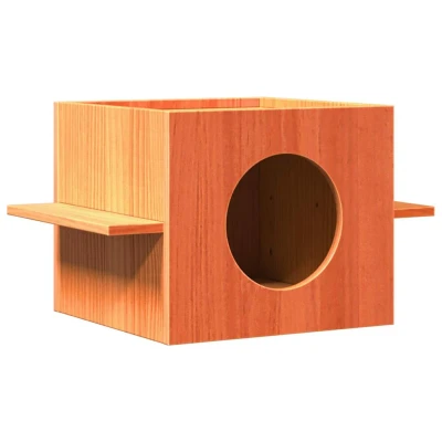 Bild av Katthus vaxbrun 51x35x30 cm massiv furu