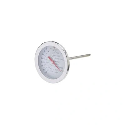 Bild av MasterClass Köttermometer, Analog, Rostfritt Stål, Silver, MCMEATSS