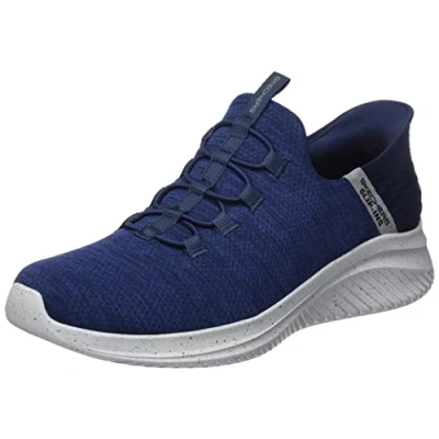 Bild av Skechers Ultra Flex 3.0 Right Away herr Sneaker, Marinblå mesh trim, 39 EU