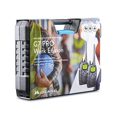Bild av Midland C1090.18, PMR (Professional mobile radio), 446 kanaler, 433 MHz, 10000 m, LCD, AA
