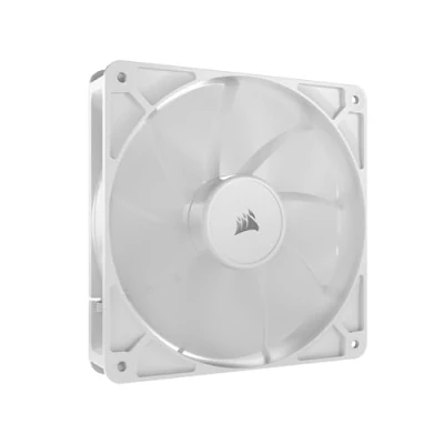 Bild av CORSAIR RS140 140 mm PWM Fläkt Daisy Chain Anslutning Lågbrusig Magnetiskt Kupollager Enkelförpackning Vit