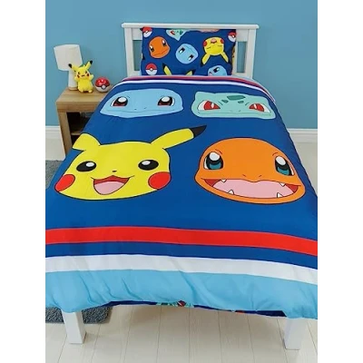 Bild av Pokemon sängkläder set pojkar enkel påslakan Pikachu Officiell Merchandise