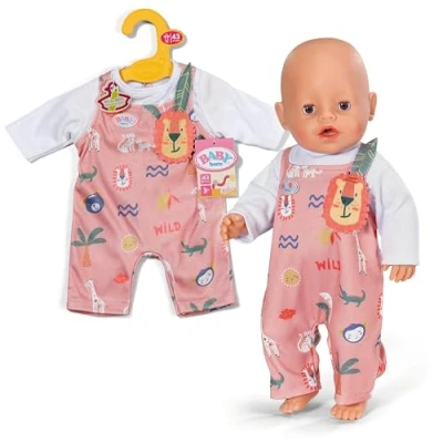 Bild av BABY born Dockkläder Byxdress Djungel 43 cm