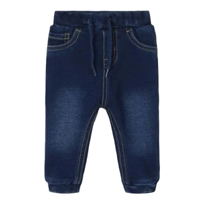 Bild av NAME IT Flickor Nbmbundo Dnmtruebo SWE Pant Noos byxor, Mörkblå denim, 62 cm