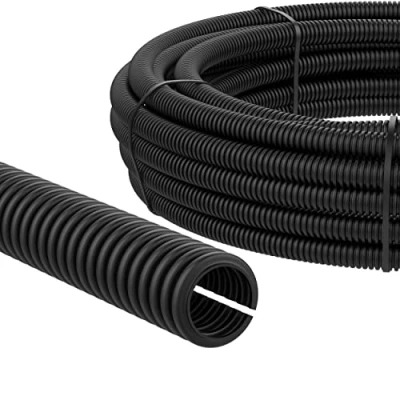 Bild av AUPROTEC Flexrör, kabelrör, 2, 5, 10, 25 eller 50 m, kabelskydd, mårdskyddsrör, slitsat, urval: (Ø 10 mm innerdiameter, 2 m)