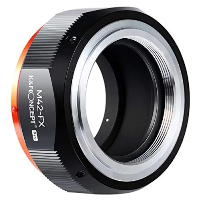 Bild av M42 to FX Adapter, K&amp;F Concept Lens Mount Adapter for Compatible with Fujifilm Fuji X Series Mirrorless Camera Body