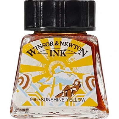 Bild av Winsor &amp; Newton 094376899979, Gul, 14 ml, 1 styck, Sunshine Yellow