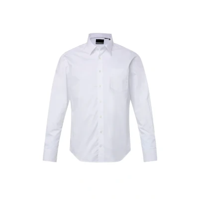 Bild av JP 1880 Herr stora storlekar herrkläder L 8XL till 8XL, halvkort skjorta, affärsskjorta, poplintyg, strykfri, kent krage, bröstficka 713990, Vit, 4XL
