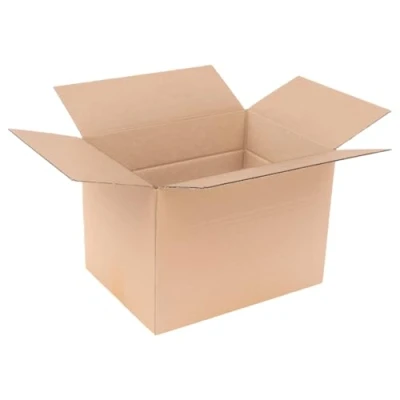 Bild av verpacking kartonger 40 x 30 cm brun variabel höjd KK 100 enkelkornig postlåda för medelstora varor (25 stycken)