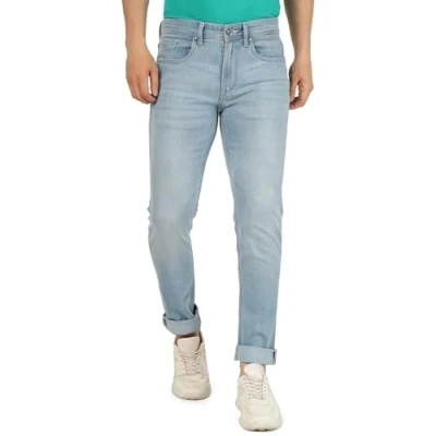Bild av Tommy Jeans herr Austin Slim TPRD CH0213 CO DM0DM20175 smal, Denim (denim ljus), 33W/32L, 33W / 32L