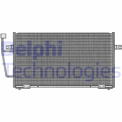 Bild av DELPHI TSP0225204 Condenseur De Clim sans déshydrateur 13 8 VOLVO: S40 II, V40 Break, I