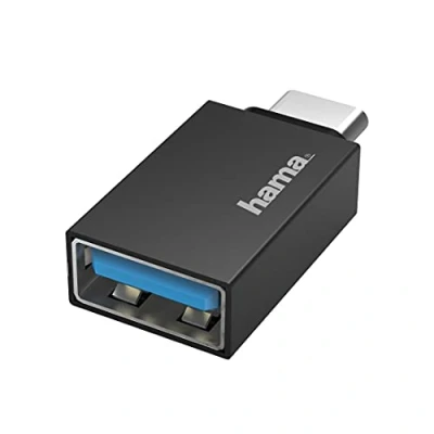 Bild av Hama USB adapter 24 pin C (hane) till typ A (hona) 3.2 Gen 1 On The Go svart
