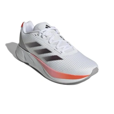 Bild av adidas Vanquish 6 Lea löparskor för män, Vit Aurora Met Solar Röd, 38 2/3 EU