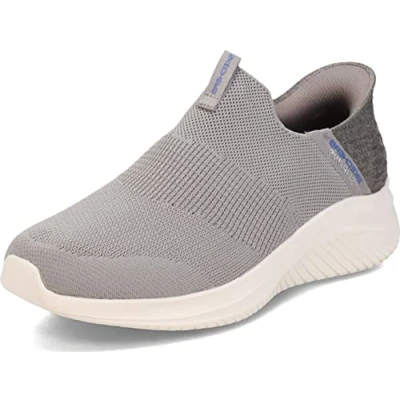 Bild av Skechers Ultra Flex 3.0 Smooth Step Handsfree Slip ins Loafers för män, US, herr, Grå, 11 Wide