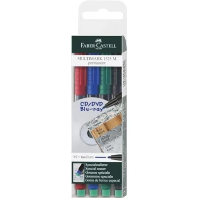 Bild av Faber Castell Medium Tip Permanent Multimark (set med 8)