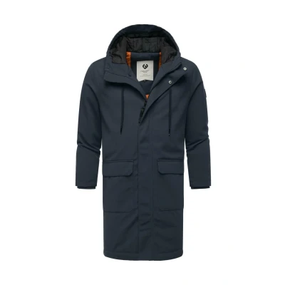 Bild av Ragwear herr varm vattentät vinterrock lång med huva Mr Them Long YOUMODO S 3XL, Navy25,