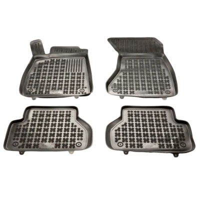 Bild av REZAW PLAST 200319 Ensemble de tapis sol Caoutchouc Avant et arrière noir AUDI: A4 B9 Allroad,