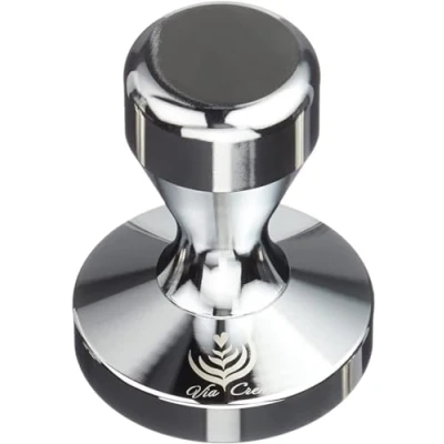 Bild av VIA CREMA Kaffebryggare 58,5 mm espresso tamper kalibrerad bryggare kaffemaskiner tillbehör