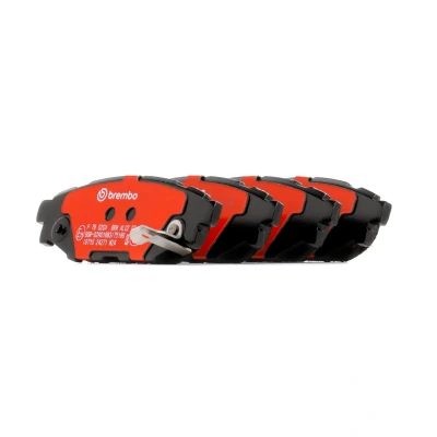 Bild av BREMBO P 78 020X Jeu de plaquettes frein avec indicateur d&#039;usure sans accessoires SUBARU: Impreza III 5 portes, XV I, Outback IV