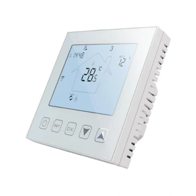 Bild av KETOTEK Smart Termostat WiFi för elektrisk golvvärme med sond, Programmerbar rumstermostat Alexa Echo/Google Assistant/Tuya Kompatibel APP &amp; Röst kontroll 16A