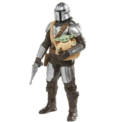 Bild av Star Wars Galactic Action The Mandalorian &amp; Grogu Interactive Electronic 30 cm scale Figures, Toys Children Aged 4 and Up
