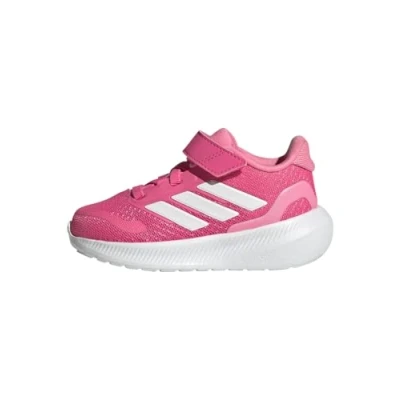 Bild av adidas Performance Runfalcon 5 Unisex Promenadskor pulse magenta cloud white bliss pink för barn, Storlek: 19 Konstmaterial/textil