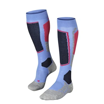 Bild av FALKE dam skidstrumpor SK2 Intermediate W KH ull varm tjock 1 par, blå (Blue Note 6545), 3536