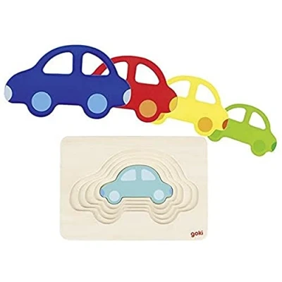 Bild av Goki Car puzzle layers 5