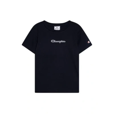 Bild av Champion Graphic Crewneck WITH Large LOGO Tshirt med print för barn, Storlek: 126/131, Navy