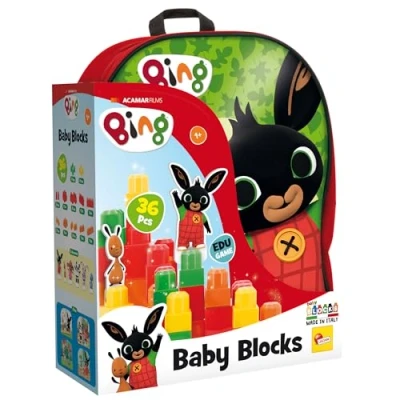 Bild av Liscianigiochi Bing ryggsäck konstruktion babylek för barn, röd, storlek #1.value, 76611