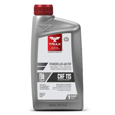 Bild av TRIAX Powerfluid 450 CHF 11S, 202 och 7. 1 SPEC, OEM kvalitet, helsyntetisk vätska (grön) för servostyrning, hydropneumatisk fjädring, centrallås, traction control
