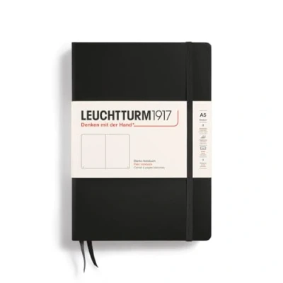 Bild av Notes Medium Leuchtturm1917 gladki czarny 311333