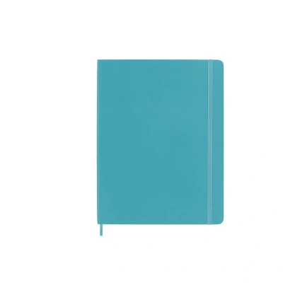 Bild av Moleskine Anteckningsbok XL Linjerad Mjukt Omslag Rev blå