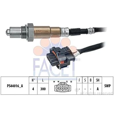 Bild av FACET 10.8267 Sonde lambda Made in Italy OE Equivalent chauffé, planaire, Filetage prégraissé OPEL: Corsa D 3/5 portes, Meriva A, Zafira B