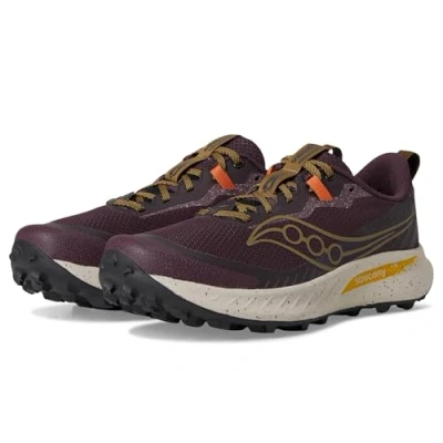 Bild av Saucony Peregrine 15 Löparskor terräng, Storlek: 47, Wine/kodiak Textil/syntet