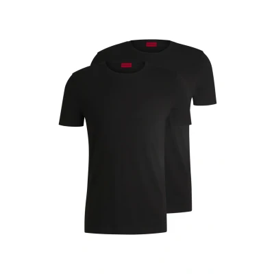 Bild av HUGO Round 2 PACK Tshirt bas, Storlek: Small, Black