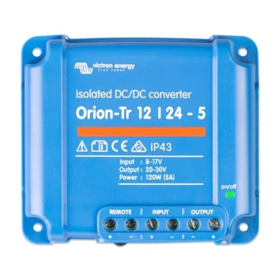 Bild av Victron Energy Orion Tr IP43 12/24 Volt 5 amp 120 Watt DC Omvandlare, Isolerad